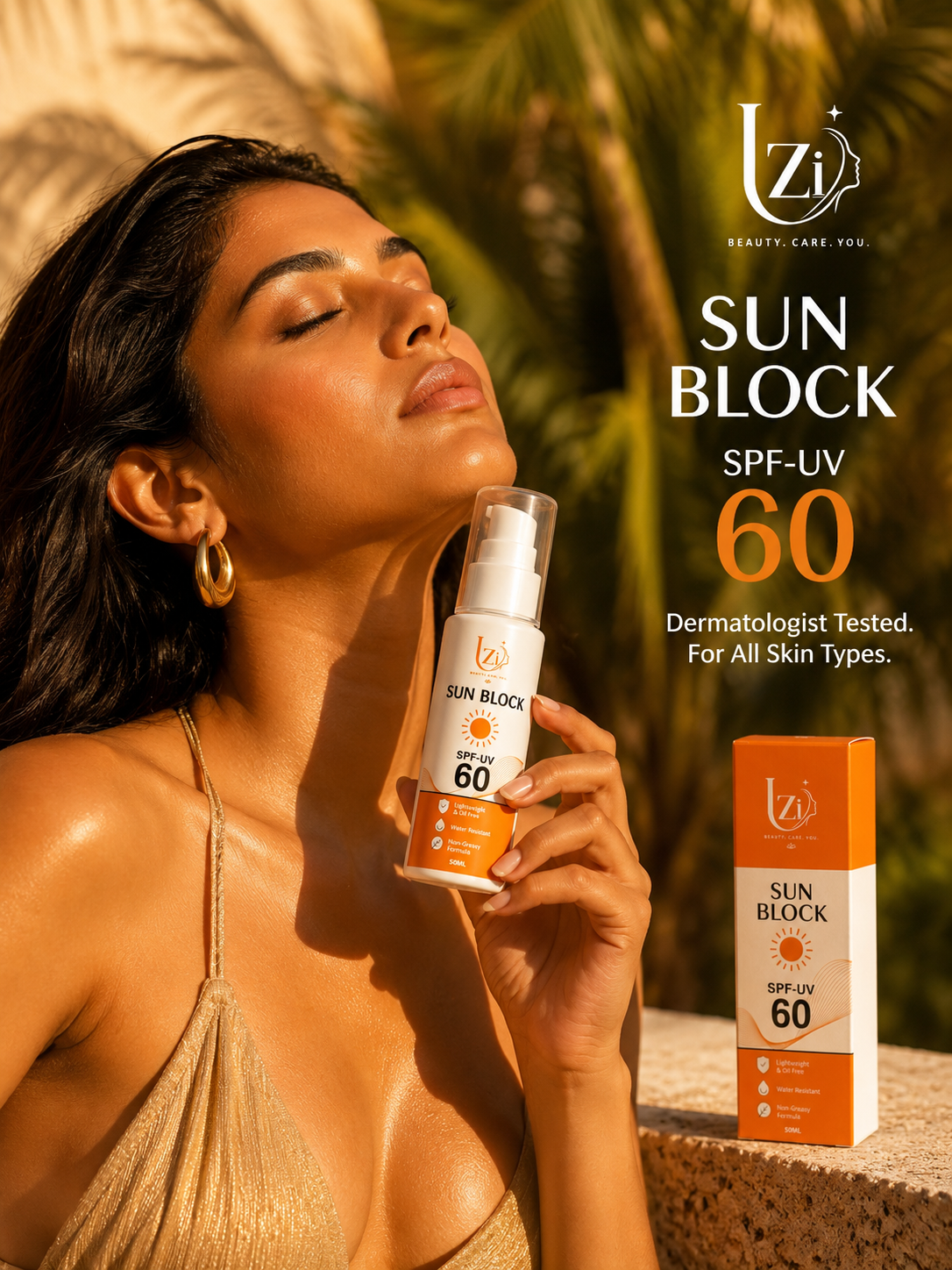 May 23, 2026, 08_20_20 AM UZI Sunscreen SPF 60 – Lightweight, Non-Greasy Sun Protection for All Skin Types - Image 2